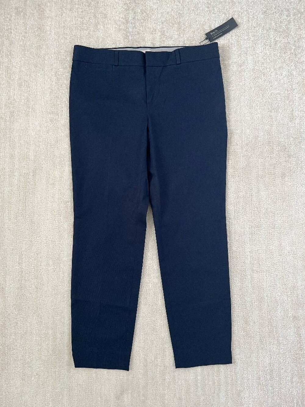 NWT Banana Republic Sloan Slim Ankle Cotton Trousers Pants 12